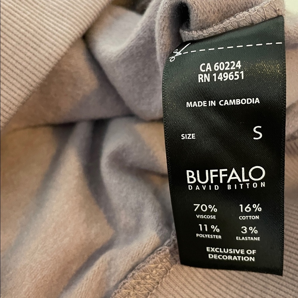 Buffalo David Bitton Women's Super Soft Hoody Pullover alpha, S Color Leopard - Picture 7 of 8